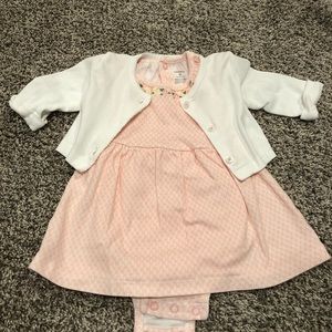 5/$15 Carter’s 9 mo dress w/cardigan